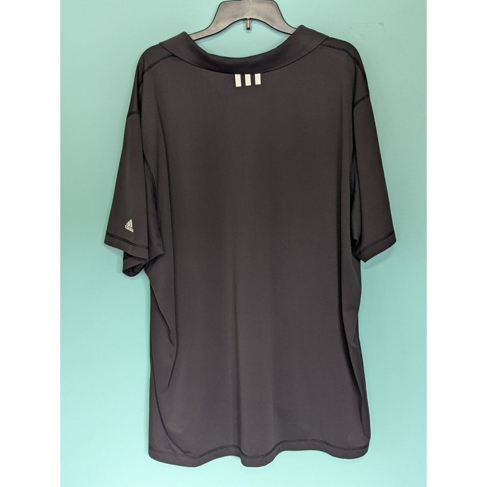 Adidas Pure Motion Golf Polo Shirt Size 3XL Black Short Sleeve - Picture 7 of 7